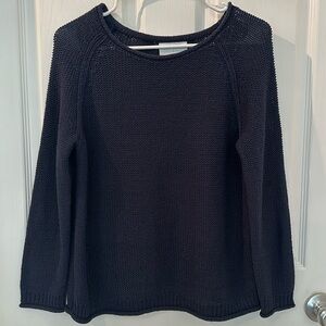 Old Navy roll neck sweater Sz small navy